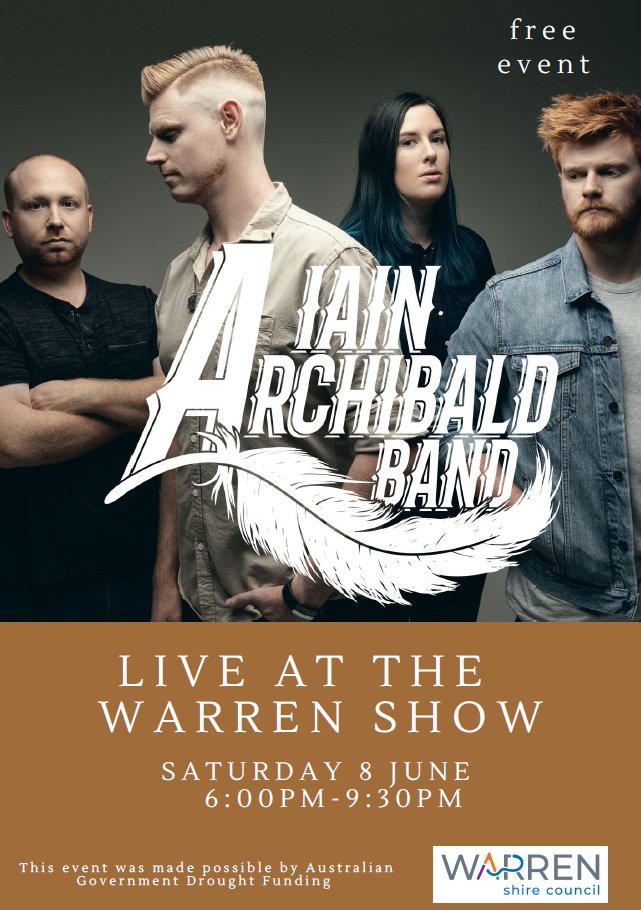 Iain Archibald Band - Live at the Warren Show - Post Image